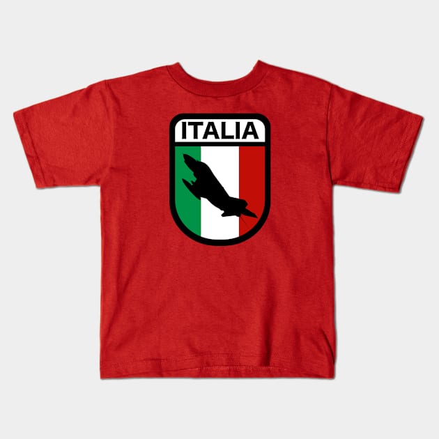 Italian F-4 Phantom II Patch Kids T-Shirt by TCP